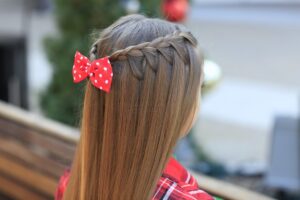 Lace Braids With Bow
