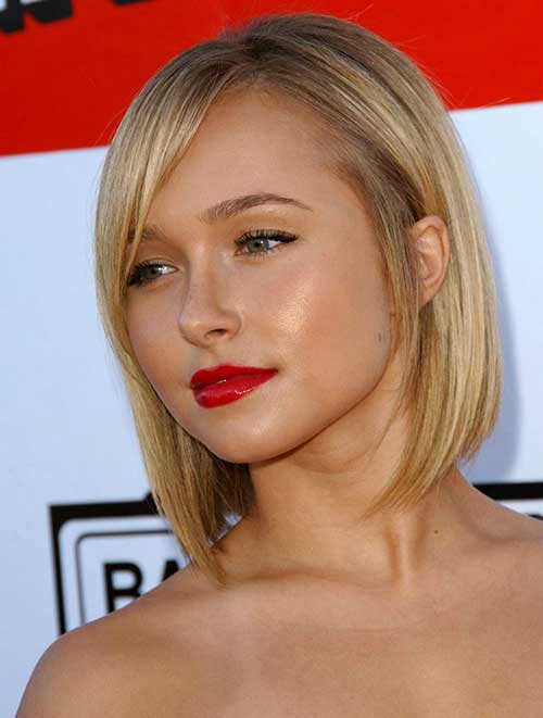 26 Bob hairstyles for fine hair with side fringe for Medium Length