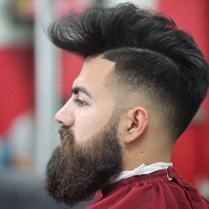 Feathery Style With Low Fade