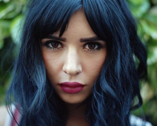4. "Ashy Dark Blue Hair: The Hottest Hair Trend of the Year" - wide 5