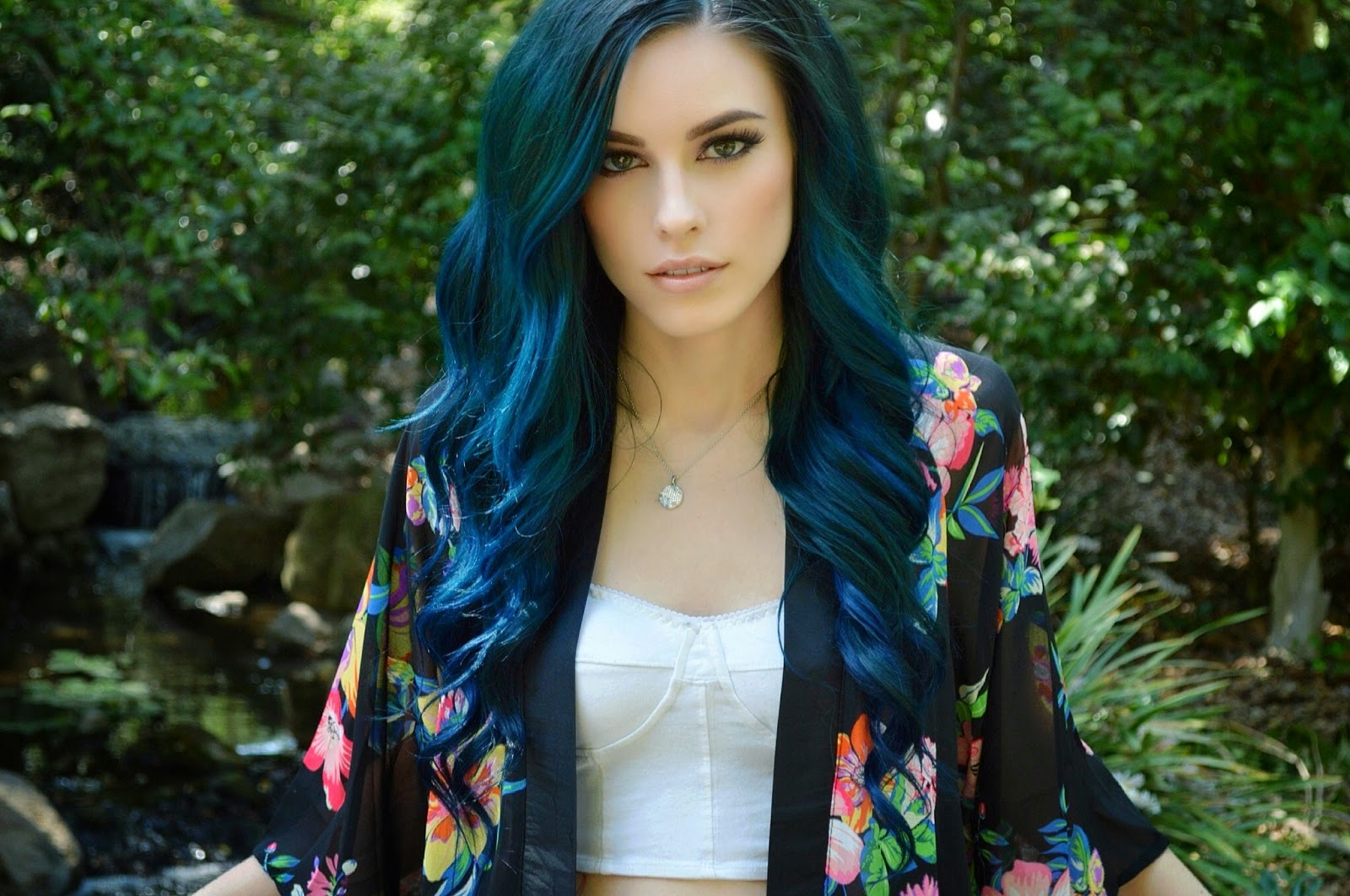 4. Blue Hair and Leather Jacket Outfit - wide 7