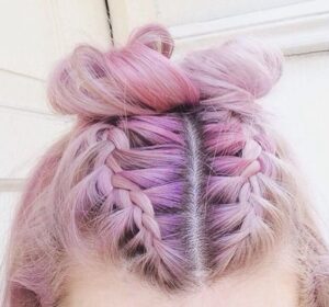 french-braid-double-buns