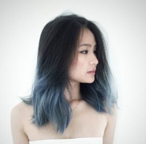 Muted Blue Grey Ombre