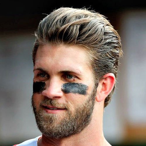 Bryce Harper Hairstyle, Slicked Back