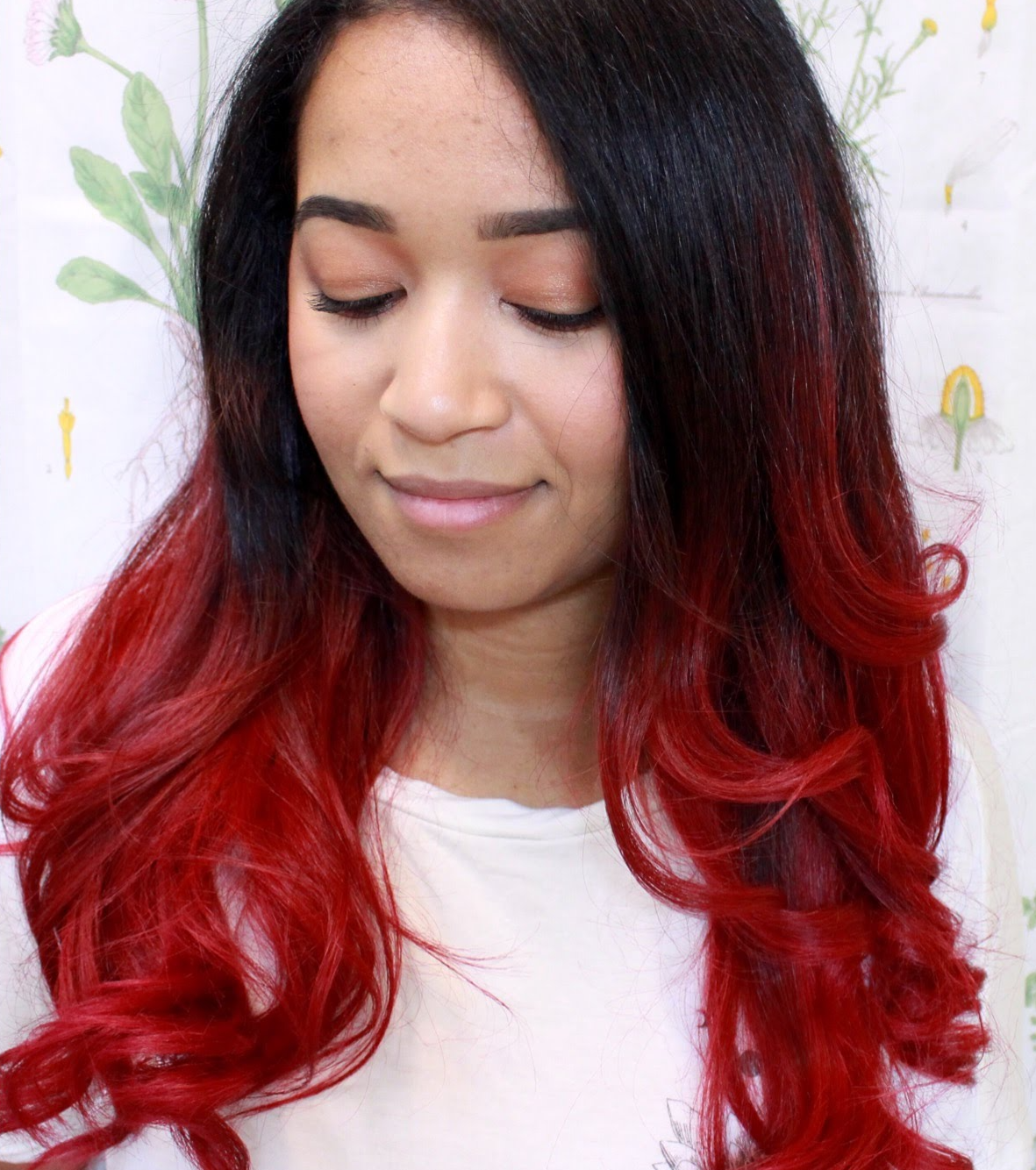 22 Red Ombre Hair Color Ideas Peinado De Trenza