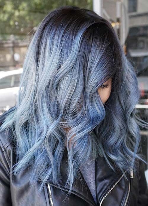 Blue Hair: 30 Brand New Bangin' Blue Hair Color Ideas