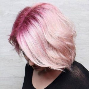 Rose Gold With Shadow Root