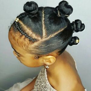 Twisted knots With Braided Bangs
