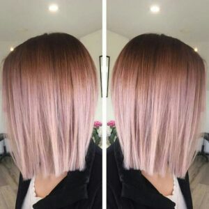 luxurious rose gold