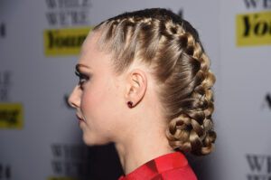 french braided buns