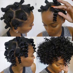 bantu knot out curls
