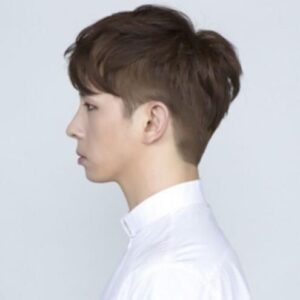 Cool Two-Block Korean Mens Hairstyle