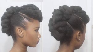 atural Twisted updo
