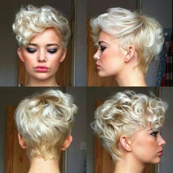Modern Pin Curled Pixie