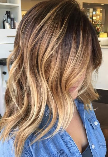 Chocolate Base with Sunkissed Highlights