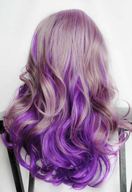 Lilac to Lavender Ombre