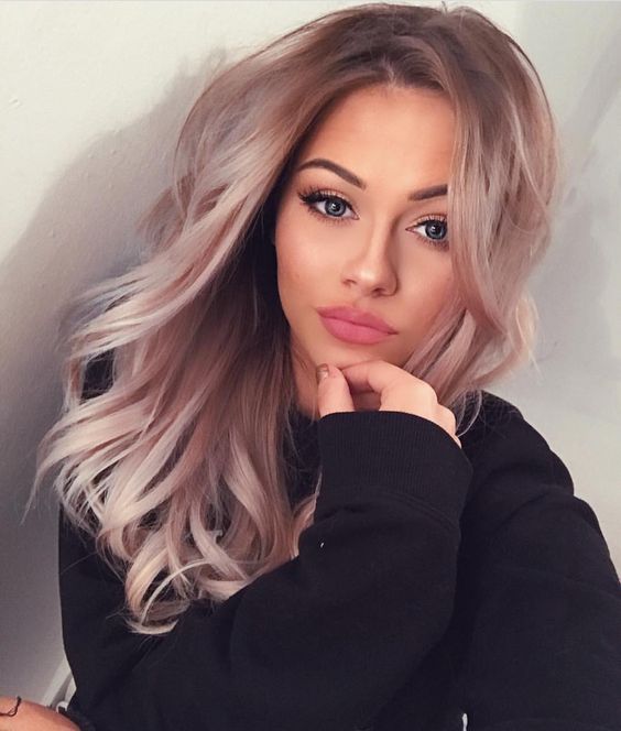 Soft Ash Blonde and Lilac Waves