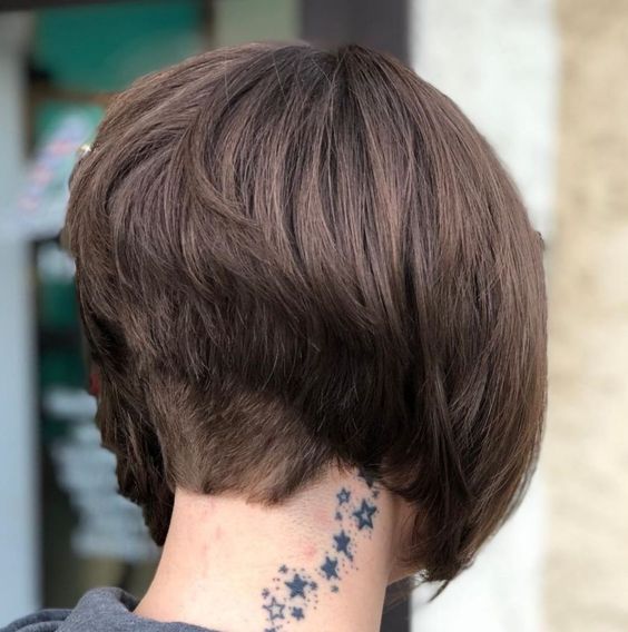 Stacked Bob with Undercut
