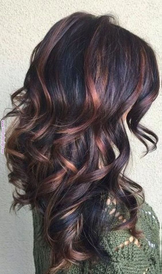 Partial Copper and Violet Highlights