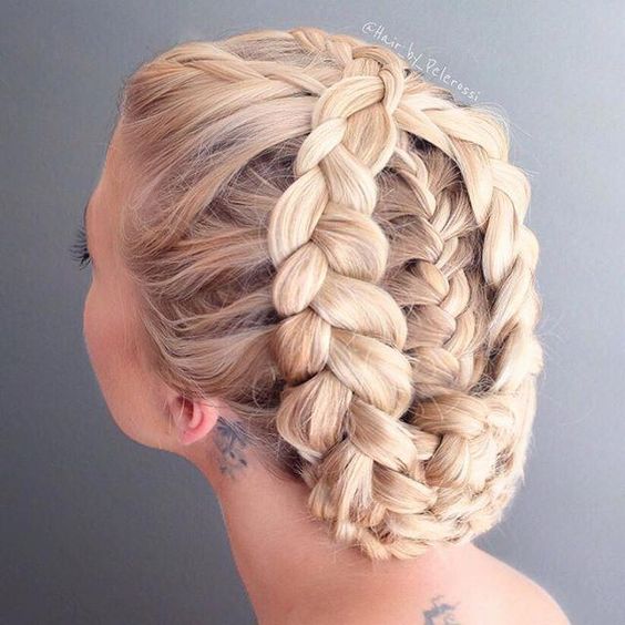 Intricate Braided Up-Do