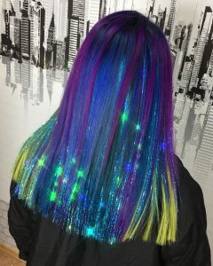 Galaxy Hair with Out of This World Tinsel
