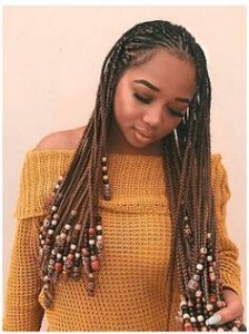 lemonade inspired bead braids