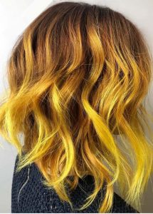Stand Out Mustard Hair Color Melt