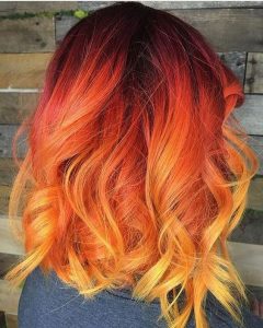 Phoenix Color Melt Hair