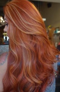 carrot red long hair