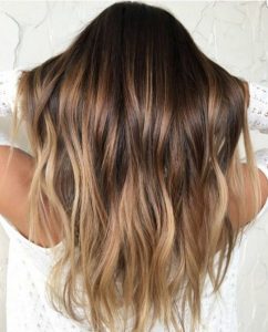 brown tone ombre