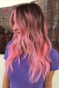 pink shadow root ombre