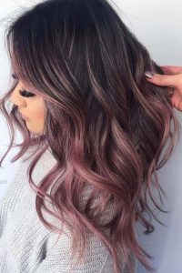 touches of pink ombre