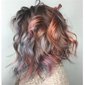 unique metallic hair