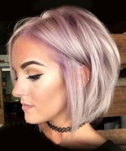 purple chin hair
