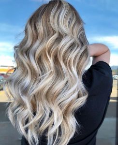 cool toned summer blonde