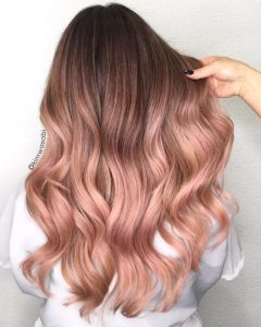 pink toned strawberry brown