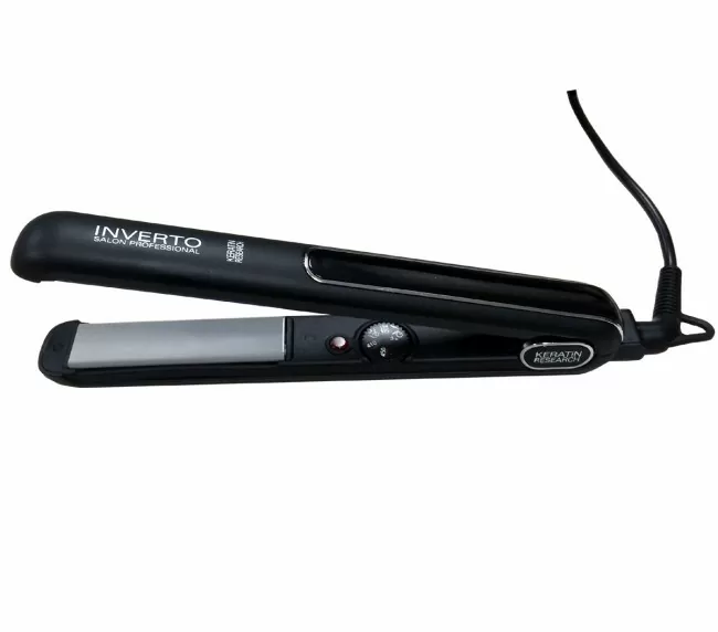 INVERTO Pro 1" Ceramic Tourmaline Titanium Plates Flat Iron Hair Straightener