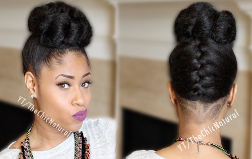 25 Updo Hairstyles For Black Women Black Updo Hairstyles 1009