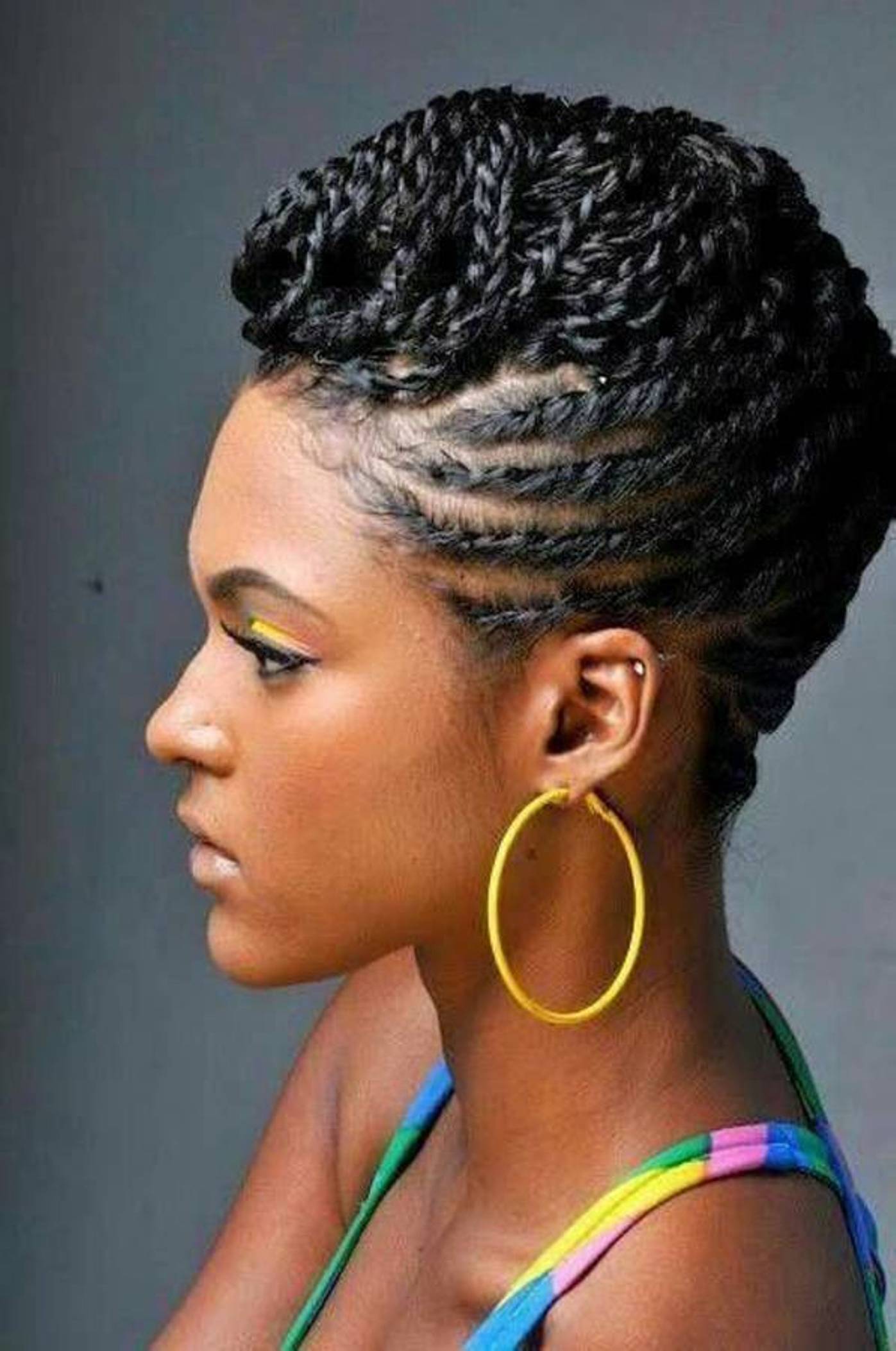Black ladies updo for hairstyles older 15 Updo