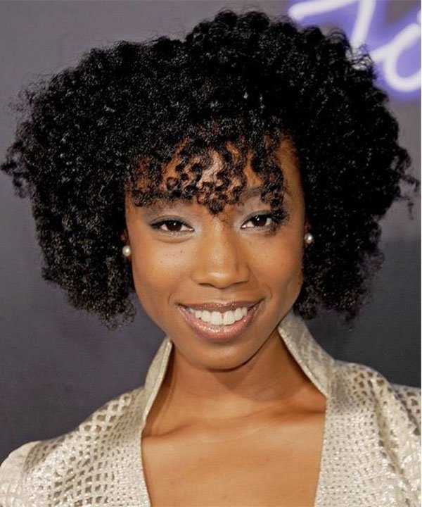 Short Curly Natural Black Hairstyles