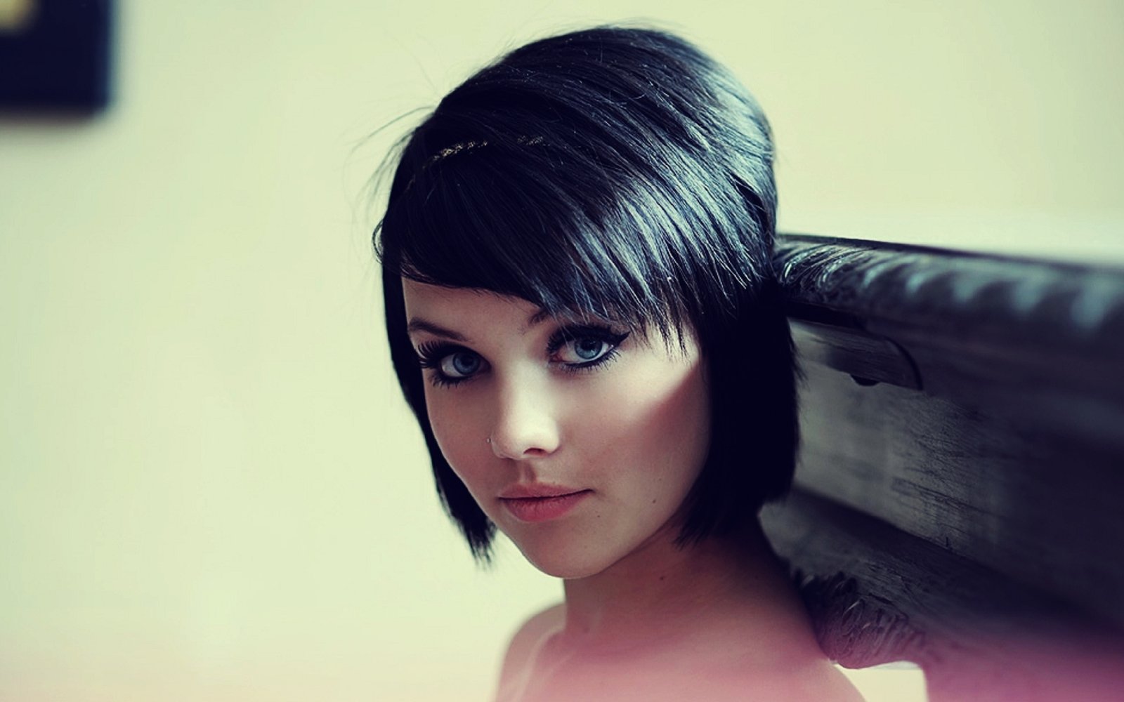 Girl With Short Black Hair