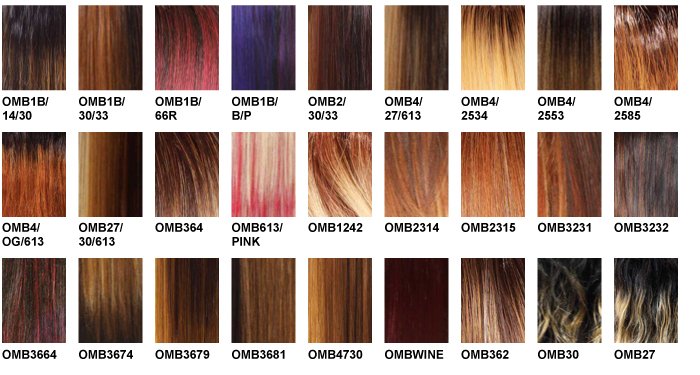 Ombre Hair Color Chart Bonmo Tbcct Co