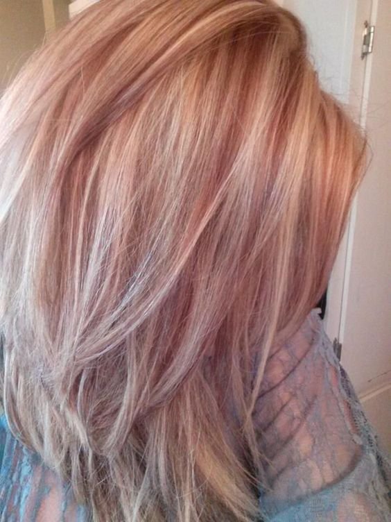 red blonde hair color