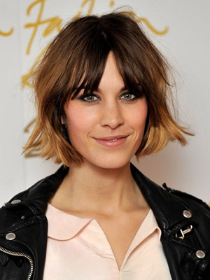 Middle Part Bangs Hairstyles