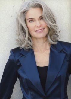 Medium Length Grey Hair Styles For Women Medium Hairstyles