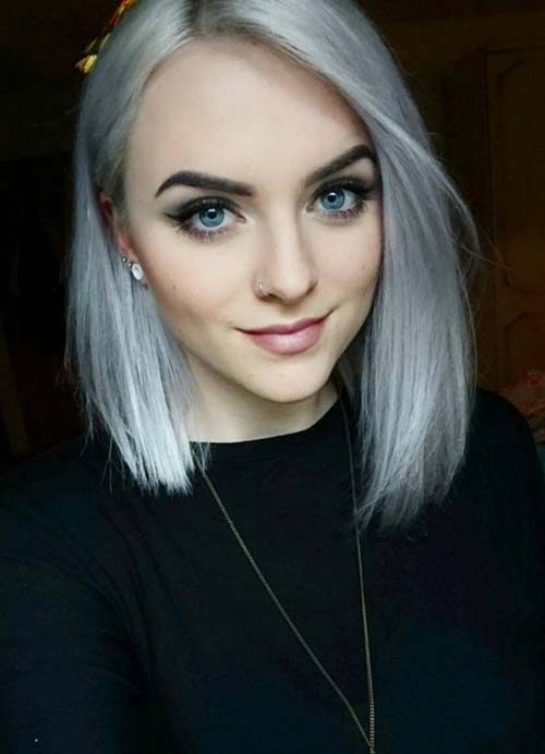 Hairstyles For Silver Hair
