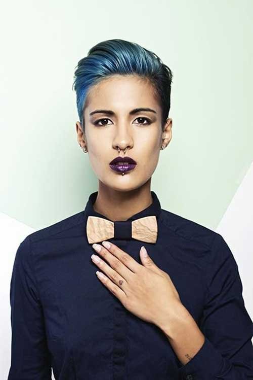 Blue Black Hair Tips And Styles | Dark Blue hair Dye Styles