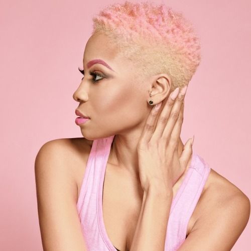Pink Hair On Black Women