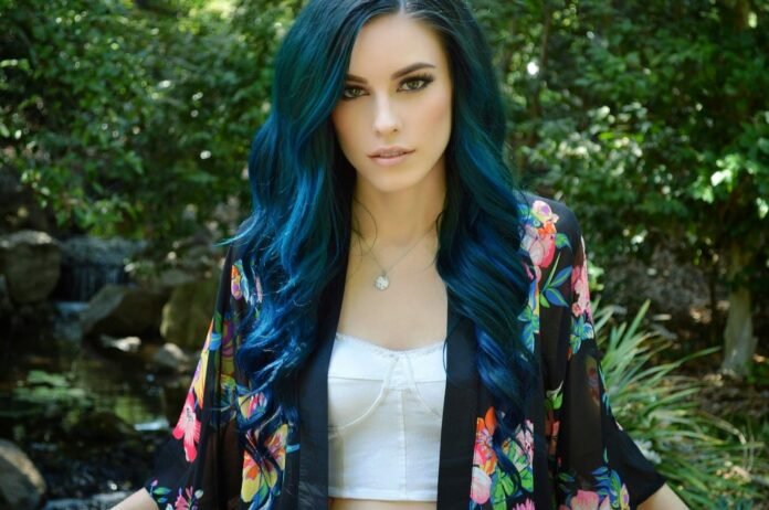 black blue hair