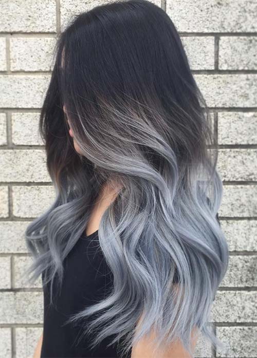 Dark Blue And Black Ombre Hair Find Your Perfect Hair Style